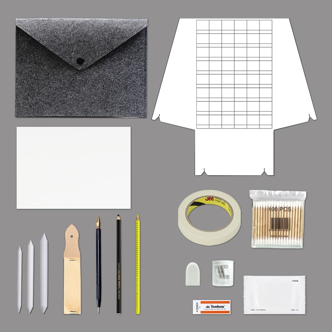 BERRYCANVAS Artists' Soft Oil Pastels Premium Set of 48 + Kits - Image 2