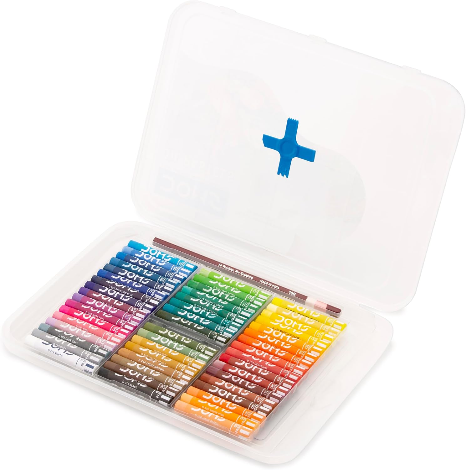 Doms 50 Assorted Colour Shades Oil Pastels - Rich Bright Smooth Even Shades - Image 5